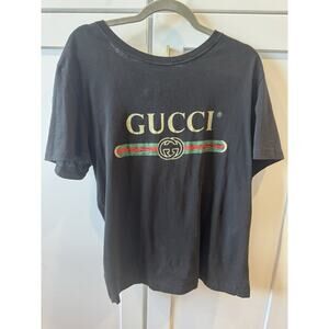 Gucci Shirt Women’s Black Size M, SMALL DEFECT: READ description, SEE PHOTOS